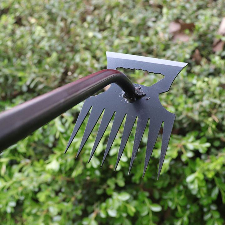 Metal%20Weed%20Cleaning%20Shovel%202%20In%201%20Garden%20Rake%20Stainless%20Steel%205/6/8/11%20Teeth%20Dual%20Headed%20Weeding%20Tool%20For%20Gardening%20Weeding%20Tool%20-%20Image%202
