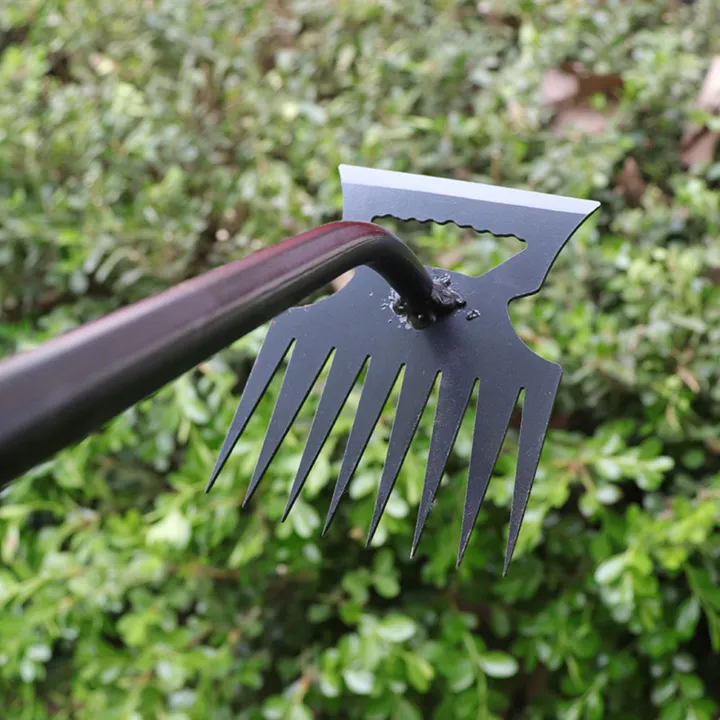 Metal%20Weed%20Cleaning%20Shovel%202%20In%201%20Garden%20Rake%20Stainless%20Steel%205/6/8/11%20Teeth%20Dual%20Headed%20Weeding%20Tool%20For%20Gardening%20Weeding%20Tool%20-%20Image%202