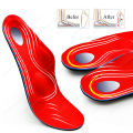 KOTLIKOFF Severe Flat Feet Insoles Orthotic Arch Support Inserts Orthopedic Shoes Sole For High Heel Plantar Fasciitis Men Woman.