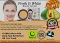 Fresh and white cream. 