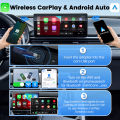 Smallest CarlinKit Wireless CarPlay Adapter MINI Ultra Android Auto Box USB Dongle Plug and Play for OEM Car Seamless Connection.