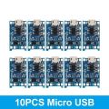 1 / 5/10 pcs TP4056 Lithium Battery Charger and Protection board Module 18650 Arduino Nodemcu. 