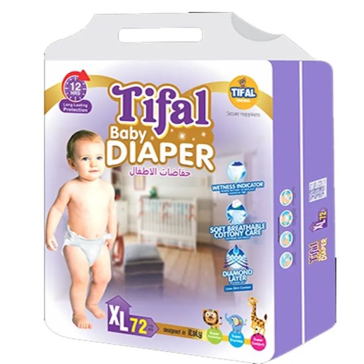 Tifal Baby Diaper Mega Pack X-Large Size 5 – +14 Kg 72pis
