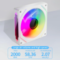 ICE Whale PRISM 4 PRO PC Case Fan 120mm PWM Mute 800-1800RPM Infinite Mirror ARGB Motherboard light Sync cpu cooler ventilador. 