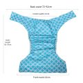 Waterproof PUL Reusable Adult Cloth Diapers - High-Quality Washable Incontinence Underwear, Adjustable Size for Men Women.