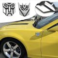3D Car Stickers Cool Autobots Logo Transformation Badge Emblem Tail Decal Cars Decoration Auto. 