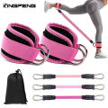 Ankle Straps Resistance Bands Set Fitness Workout Exercise Equipment Ankle Weight Yoga Elastic Fitness Band For Gym Man Woman. 