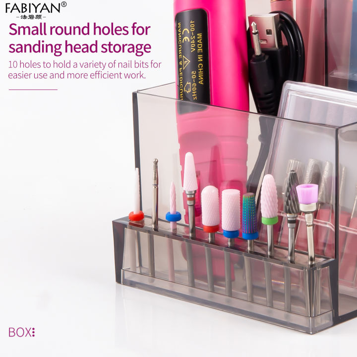 ABS%20Transparent%20Acrylic%20Nail%20Tools%20Organizer%20Boxes%20Nail%20Drill%20Machine%20Storage%20Box%20Polishing%20Head%20Display%20Case%20Nails%20Supplies%20-%20Image%202