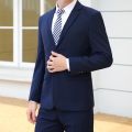 New (Blazer+pants) Men's Fashion Business Gentleman Italian Style Slim Solid Color Professional Suit Wedding Groom Best Man Suit.