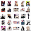 50Pcs Cartoon Jujutsu Kaisen Stickers DIY Laptop Skateboard Kids Cool Sticker Itadori Yuji Satoru Gojo Anime Decal Toys. 