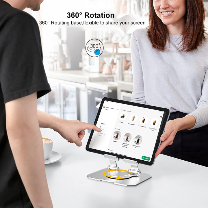 Tablet%20Holder%20Carbon%20Steel%20Stand%20with%20360%C2%B0%20Rotation%20Adjustable%20Stand%20For%20iPad%20Pro%20Air%20Mini%20Mobile%20Phone%20Desk%20Bracket%204-15%20Inch%20-%20Image%206