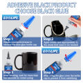LOOLIFL 380 Black Super Black glue for Plastic Wood Metal tyres Rubber shoes Strong Adhesive Repair Tool Strong Rubber Glue DIY. 