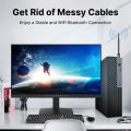 AX900 USB WiFi Adapter Dual Band Bluetooth 5.3 2 in 1 Wi-Fi 6 Dongle Wireless Receiver For PC/Laptop Driver Free For Win10/11. 
