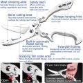 Ultra  Utility Scissors Stainless Steel Kitchen Scissors Chicken Bone Barbecue Scissors for Meat Fish Cutter Kitchen Tools. 
