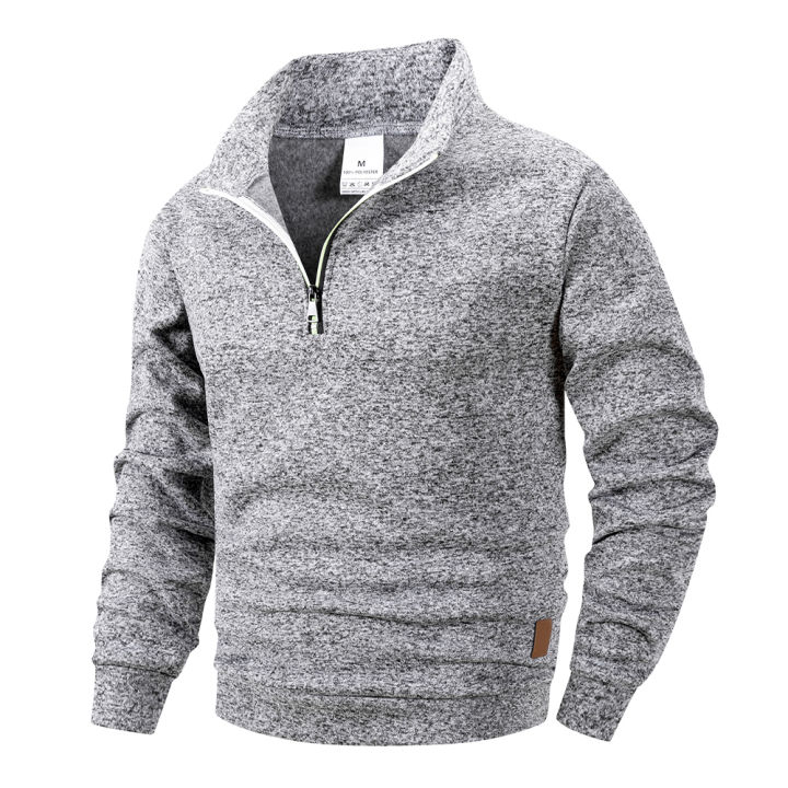 Spring%20Autumn%20Men's%20Standing%20Collar%20Half%20Zipper%20Sportswear%20Long%20Sleeve%20Sweatshirts%20Men%20Casual%20Knitted%20Pullovers%20Daily%20Coats%20-%20Image%206