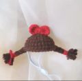 1 Pc Mini Hand-Crochet Pet Hats - Knitted Animal Caps for Hamsters, Parrots & Small Pets, Cute Photo Props for Birds and Rodents. 
