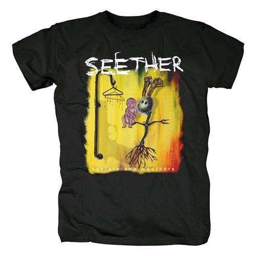 Heavy Metal Seether T Shirt Women Men Rock Band Casual Short Sleeve Fashion Streetwear Plus Size T Shirt Unisex