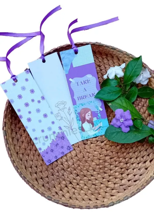 lavender bookmark
