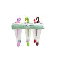 6 PCS SET Ice Lolly Mold PP Straw Design Reusable Ice Popsicle Ice Pop Makers DIY Homemade Ice Cream Popsicle Tray Kitchen Frozen Tool, Color Random. 