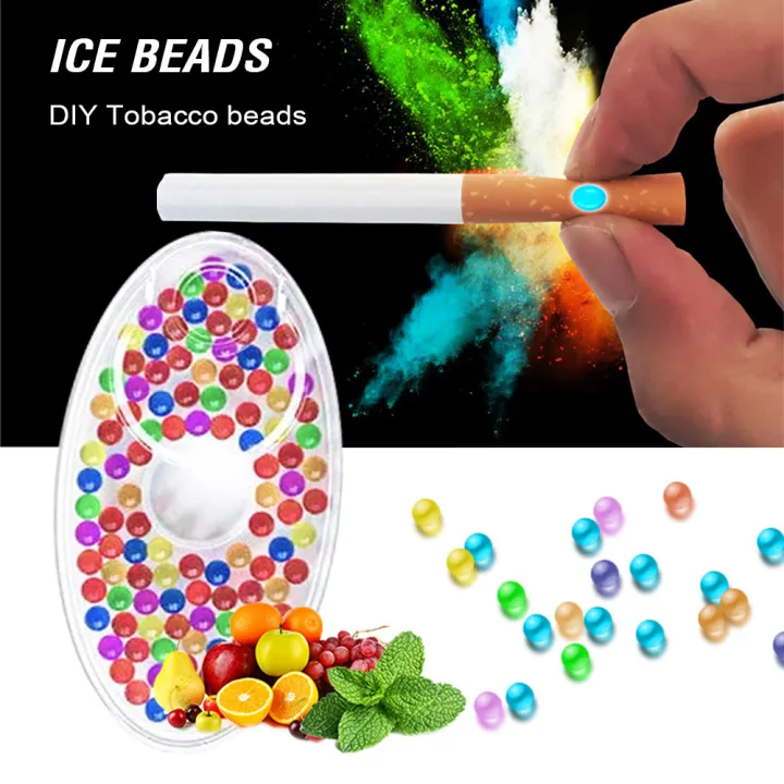 100pcs Mix Fruit Flavor Menthol Capsule Mint Beads Explosion Pops l Filter Brush Balls