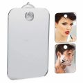 Acrylic Anti Fog Mirror Shower Shaving Fogless Mirror Washroom Travel Accessories For Women Makeup Man Shaving Bathroom Tools.