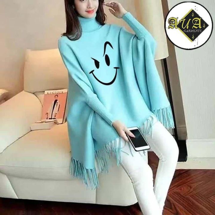 Fleece%20Poncho%20For%20Women%20%7C%20Winter%20Collection%20Woman's%20Printed%20Poncho%20For%20Girls%20%7C%20Winter%20Fashion%20Coffee%20Printed%20Poncho%20Sweater%20Poncho%20Style%20Top/Shirt%20For%20Girls%20-%20Image%206