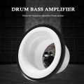 Drum Bass Bottom Microphone Loudspeaker Voice Sound Amplifier Drum Accessories Bass Hole Protection Attachment. 