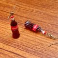 Coca Cola Earrings Coke Drop Earrings. 