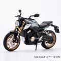 1:12 Honda CB650 CBR1000 Model Motorcycle Toys Metal Diecast Sound Light Shock Absorption Front Wheel Steering Mini Motorbikes.