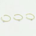 5Pcs Gold-plated NoseRing, Non Piercing Nosepin, Chutki Nosepin. 