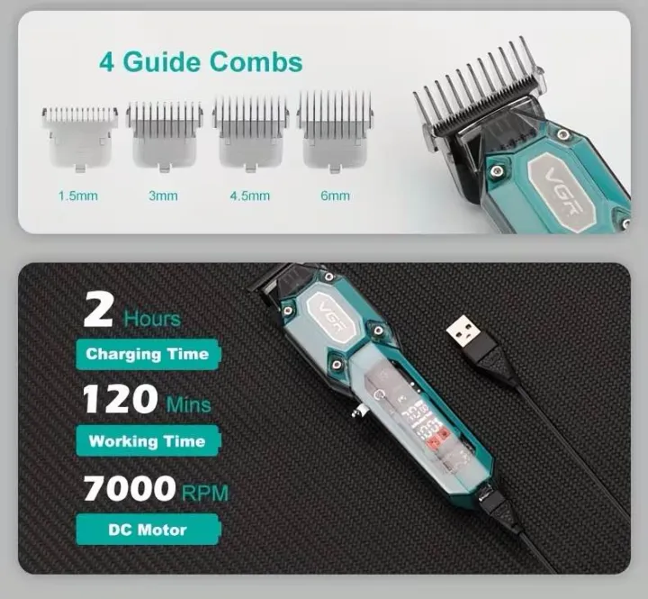 VGR%20V-900%20PROFESSIONAL%20HAIR%20TRIMMER%20700MAH%20LITHIUM%20BATTERY%20RECHARGEABLE%20WITH%20USB%20CHARGER%20-%20Image%207