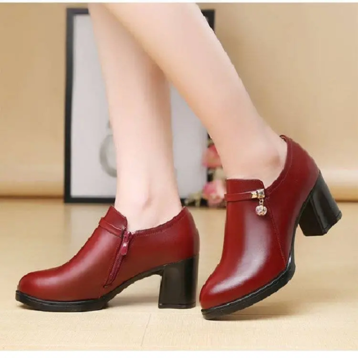 Botas%20Femininas%20Women%20Classic%20Round%20Toe%20High%20Quality%20Black%20Patent%20Leather%20Autumn%20&%20Winter%20High%20Heel%20Ankle%20Boots%20Red%20Shoes%20A234%20-%20Image%205