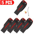 5pcs Various styles wholesale USB Flash Drives 2.0 64GB Black Free Keychain Pen Drive 8GB Storage Memory Stick Mini BusinessGift. 