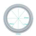 2pcs 6.5" Speaker Gray Surrounds For B&W CM4 CM2 Woofer Edge Repair.