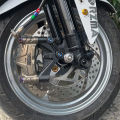 RZMA G-M303 Motorcycle Brake Caliper with Dual-Lip Seals & Active Cooling - CNC Billet Aluminum 4-Piston, High-Performance (40%.