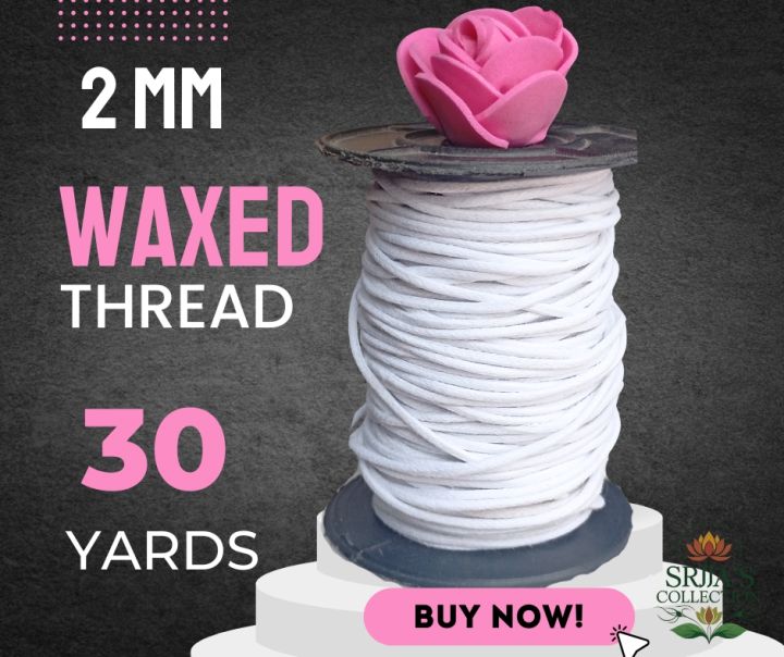 2mm%20White%20Wax-Coated%20Thread%20for%20Jewelry%20Making,%20Leather%20Craft,%20Bracelet,%20Necklace%20&%20DIY%20Craft%20Projects%20-%20Image%205