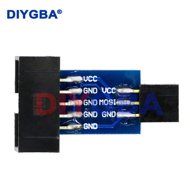 10Pin%20To%206%20Pin%20Adapter%20Board%20+%20USBASP%20USBISP%20AVR%20Programmer%20USB%20ISP%20USB%20ASP%20ATMEGA8%20ATMEGA128%20Support%20Win7%2064%20-%20Image%204
