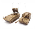 4D 1/72 Tank Assemble Model China Howitzer Anti-tank Missile Artillery Chariot Model Boy Toys.