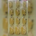 Artificial Sticky Stylish Press On Nails Random Seleted 12 Pcs Set - Acralic,3d,NonSticky,Printed And Glitter Press On Nail - Fancy Stylish Cute Artificial Nails. 