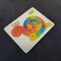 Wooden English Alphabet Jigsaw puzzle for kids. 