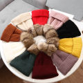 Fur pompom beanie. 