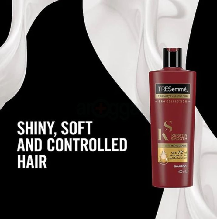Tresemme%20Keratin%20Smooth%20Shampoo%20with%20Marula%20Oil%20for%20Soft%20&%20Shiny%20Hair%20400ml%20-%20Image%204