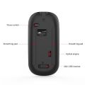 [Rechargeable Wireless Mouse] Built-in wireless mouse, adjustable mouse sensitivity, Bluetooth or usb2.5g plug (standard mouse, wiressless mouse). 