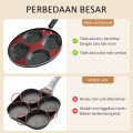 4 holes omelette pan and pancake pan can Fry heart eggs, not stick to the pan and cook non-stick pans.. 