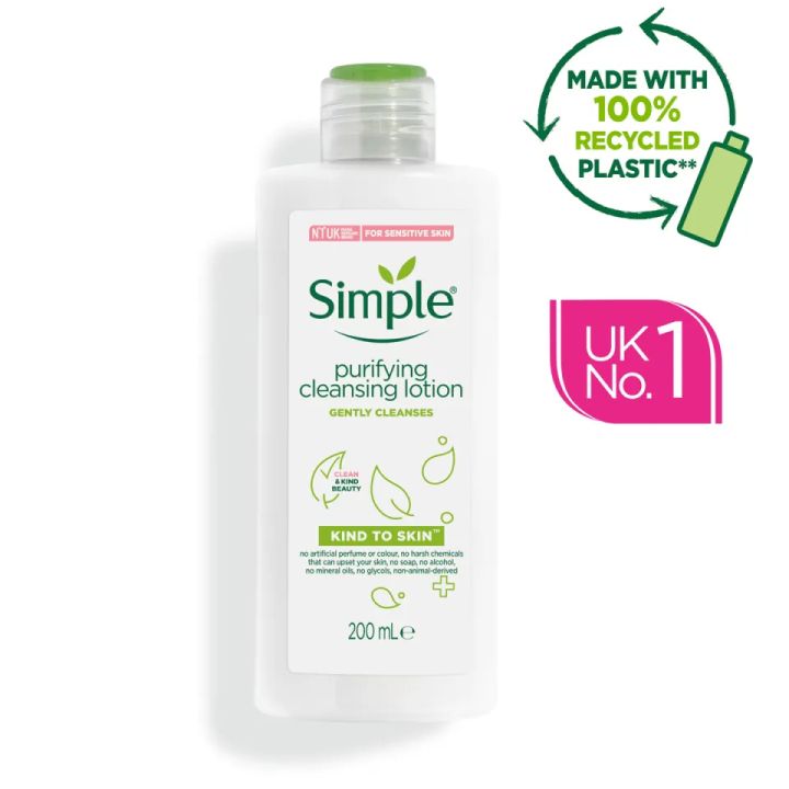 SIMPLE%20Kind%20to%20Skin%20Purifying%20Cleansing%20Lotion%20200ml%20-%20Image%202