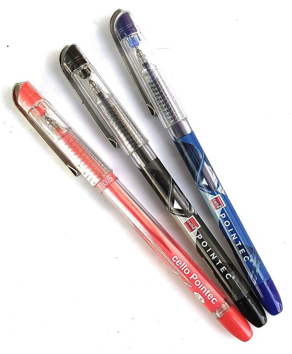 Cello Pointect Gel Pen-Set Of 1 Packet(10 Pieces)