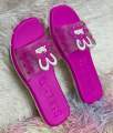 New Cute Design Silicone Upper Flat Slipper Sandals for Girls & Womens. 
