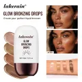 Bronzer Highlighter Drops Brightening Complexion And Contouring Facial Highlighter Mix Foundation Or Moisturizer Makeup Primer. 