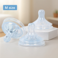 Silicone Nipple Accessories, 5.5cm Wide Mouth, Natural Shape, Skin-Friendly Silicone, For Baby Bottles, Easy to Clean.