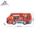 Disney Frozen Car Student 6 in 1 Cartoon 3D truck pencil case with stationery set double layer iron pencil holder kids stationery Stationery Box Pencil Sharpener Eraser Set Children's Learning Gifts Boys and Girls Pencil Case Prizes.